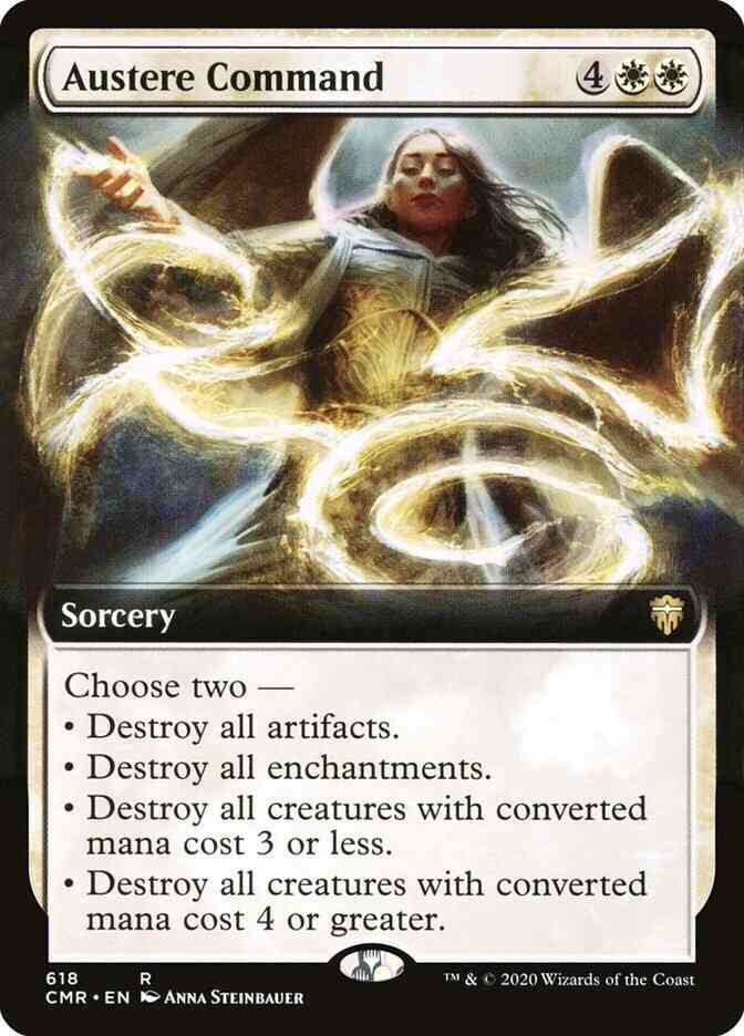 Austere command 618 – Magic Austere Command [618] [Extended Art] [Commander Legends] [Non-Foil]