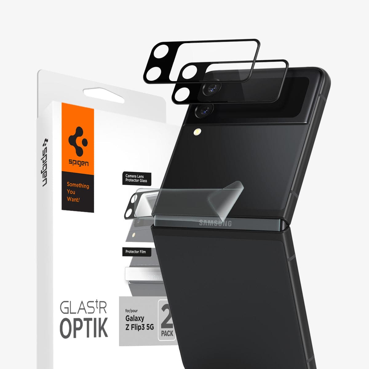 Galaxy Z Flip 3 Series - Lens Protector + Hinge Film