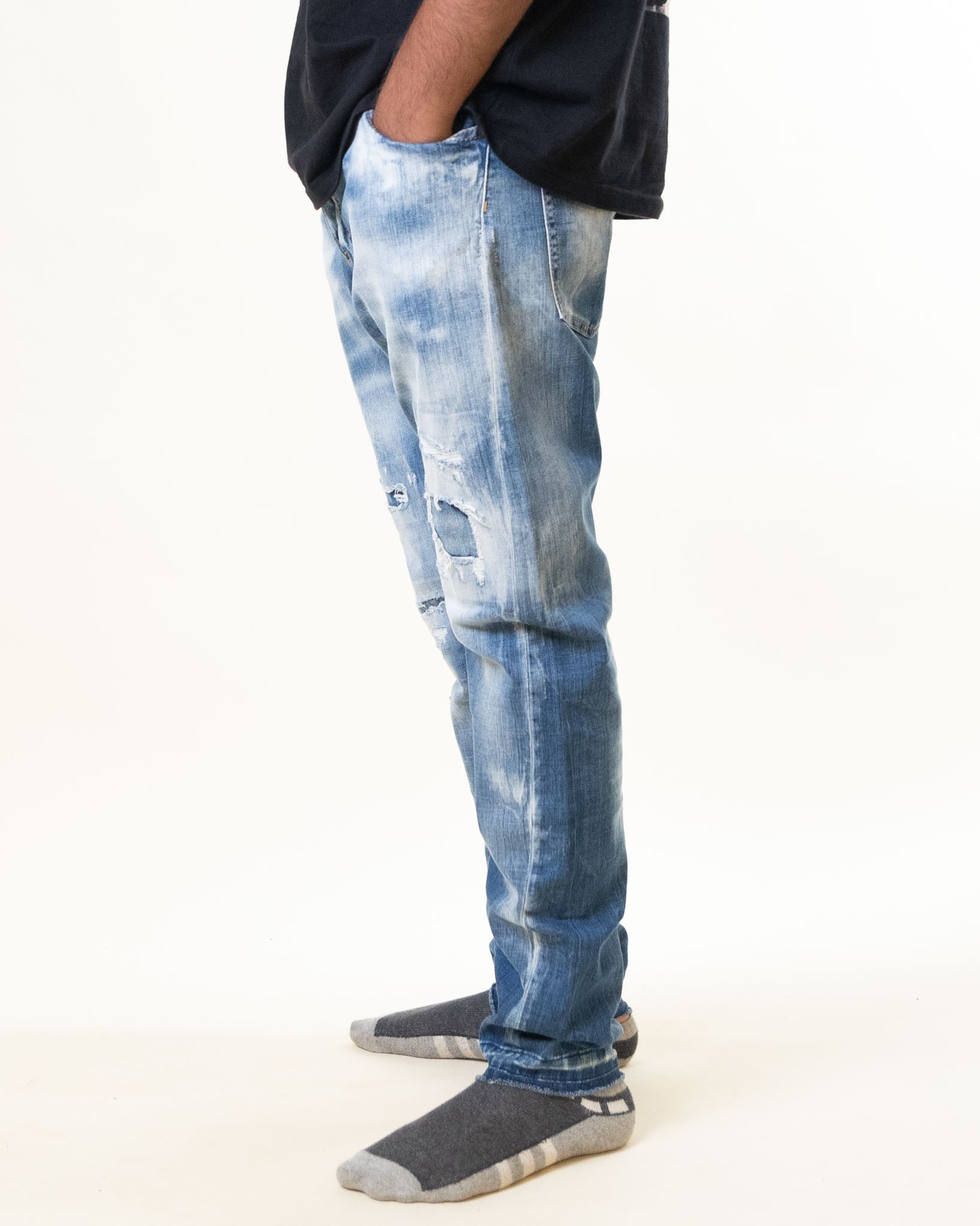 DSQUARED2 Dsquared Heavily Washed Denim - view 4