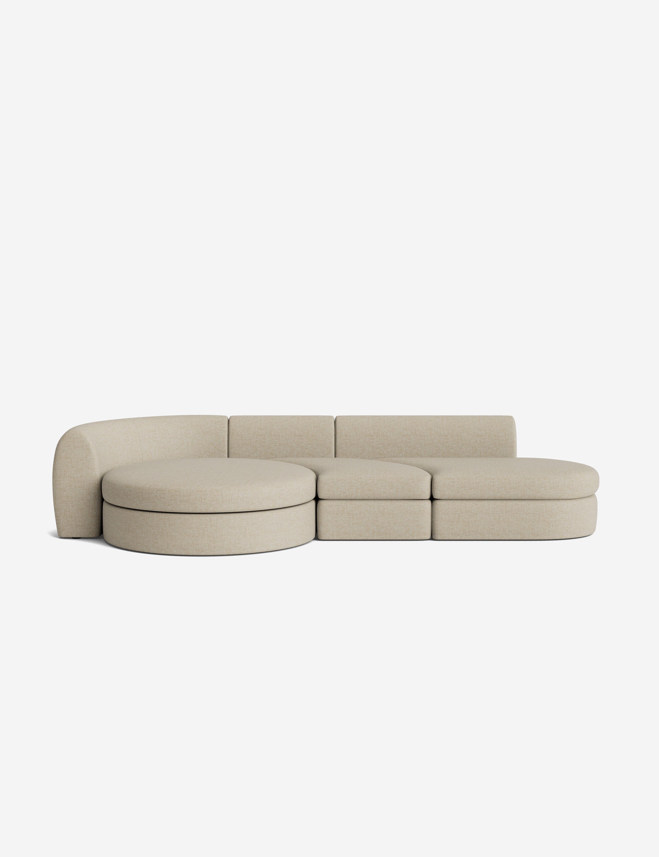 Lulu and Georgia Buckley Modular Chaise Sectional Sofa - view 212
