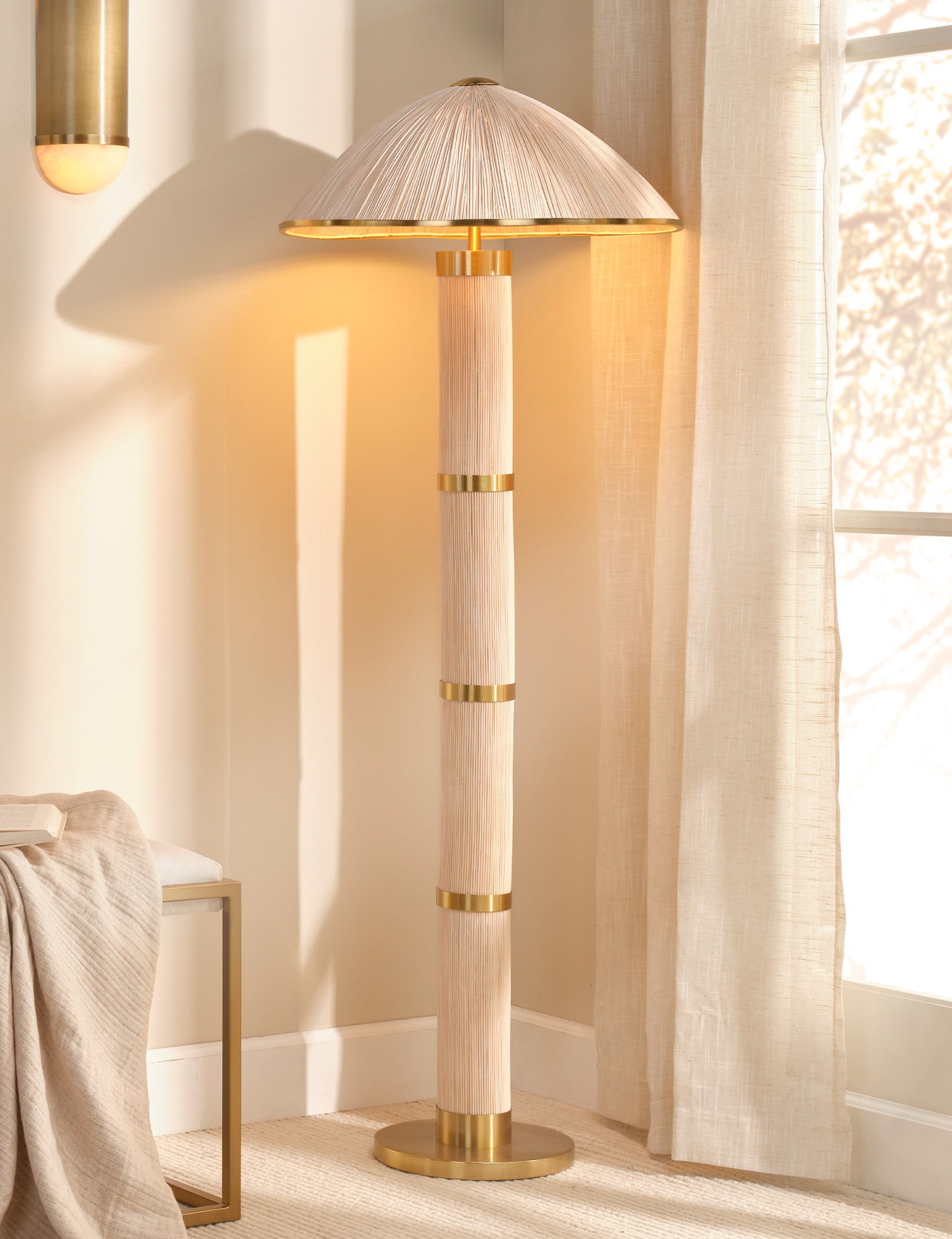 Lulu and Georgia Gandara Floor Lamp – Natural - view 2