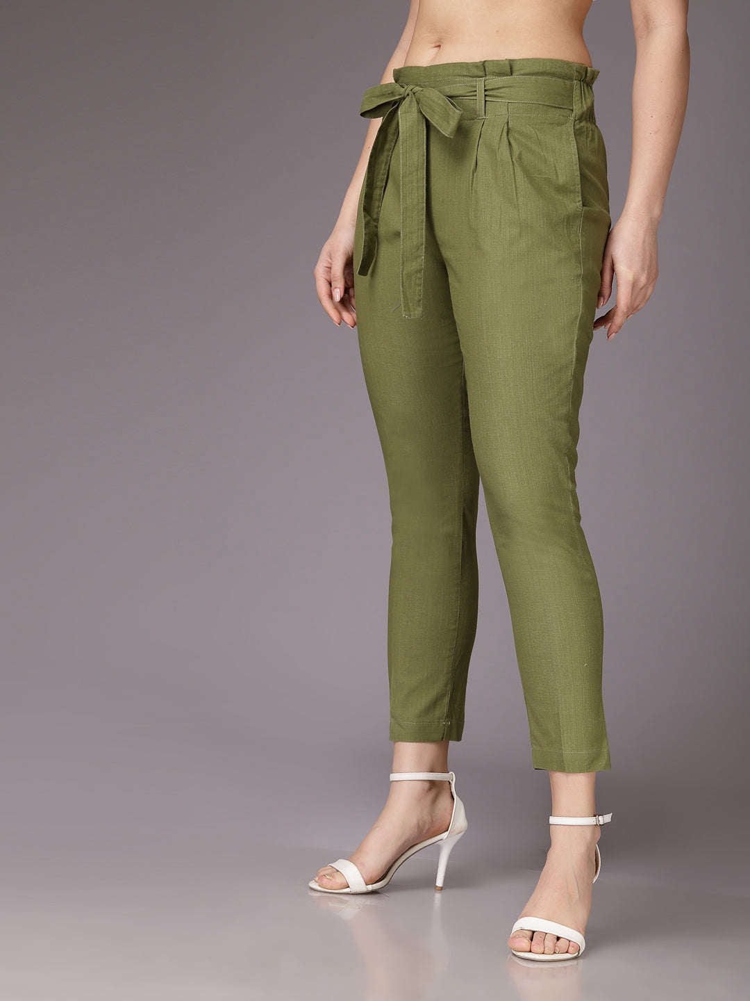 Freehand By The Indian Garage Co Women Solid Trouser - view 5