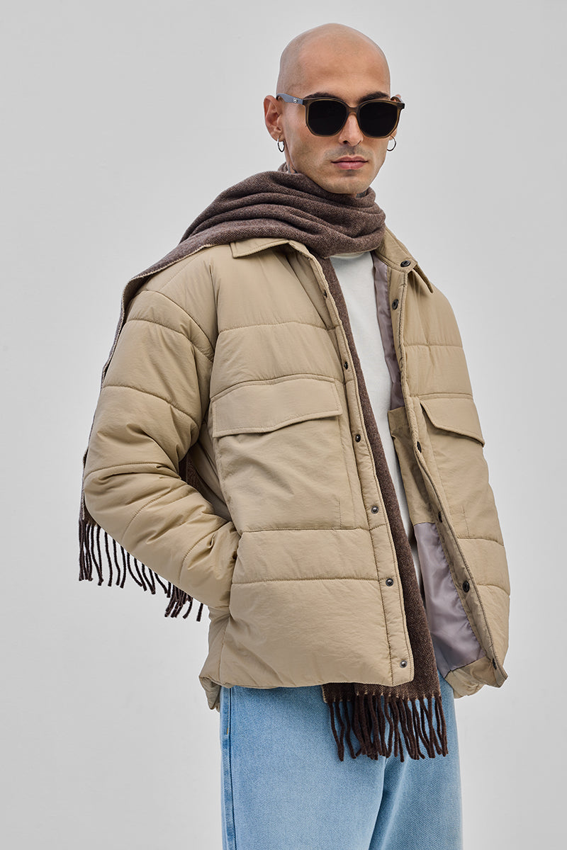 SNITCH Beige Double Pocket Jacket - view 7