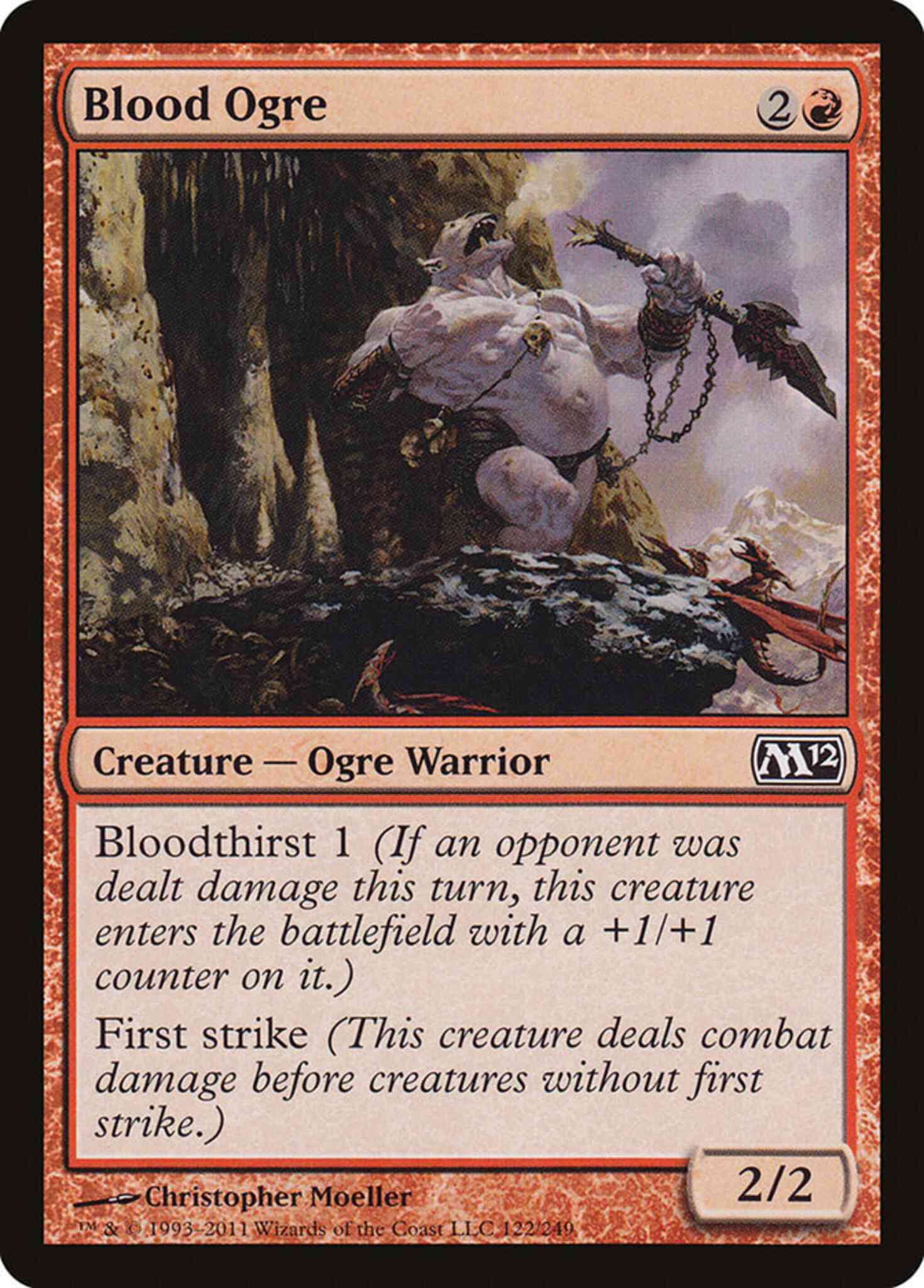 Ogre 122 magic – Blood Ogre [122] [Magic 2012] [Non-Foil]
