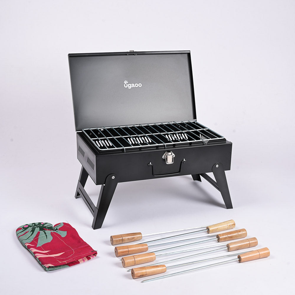 Ugaoo Briefcase Style Barbecue Grill