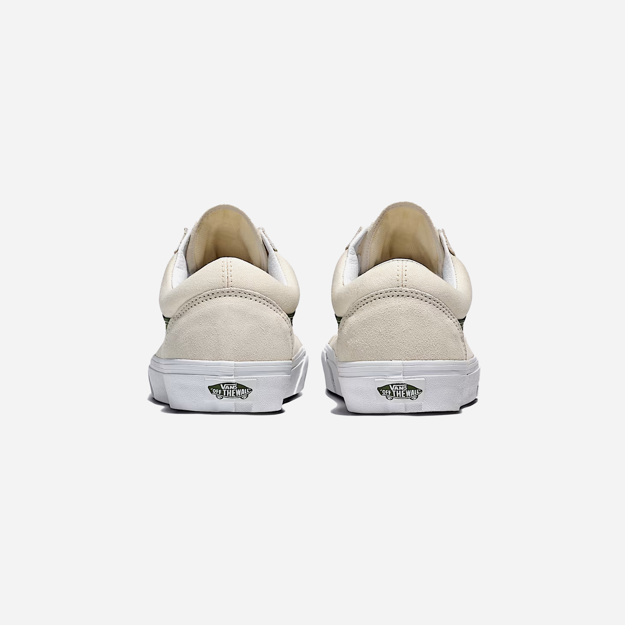 Vans Old Skool Shoe Marshmallow White / Green - view 3
