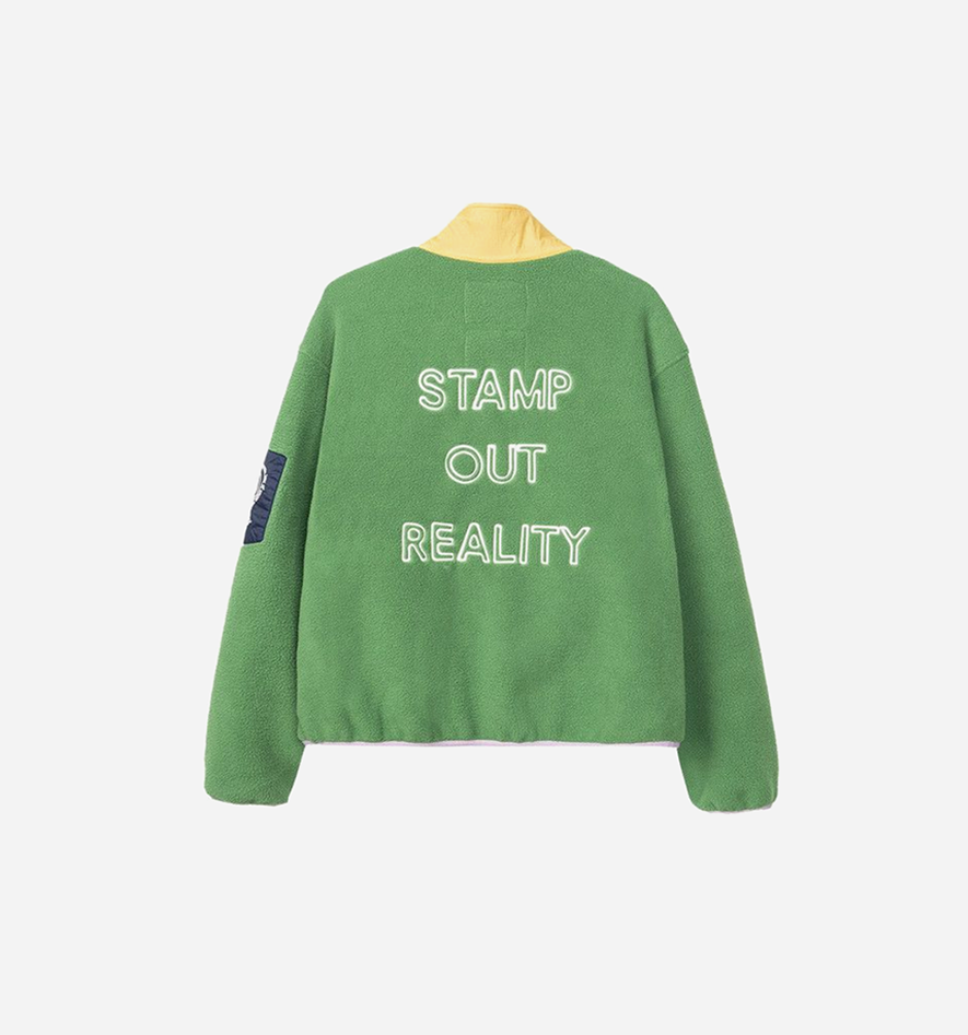 Brain Dead x The North Face 89 Placket Pullover Fleece 'Sullivan Green' - view 2