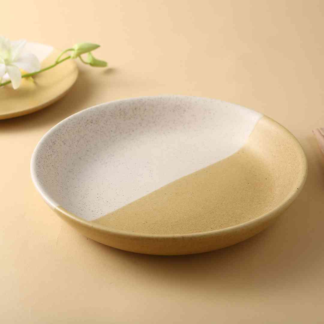 Wonderchef Teramo Yellow Pasta Plate 1 Pc