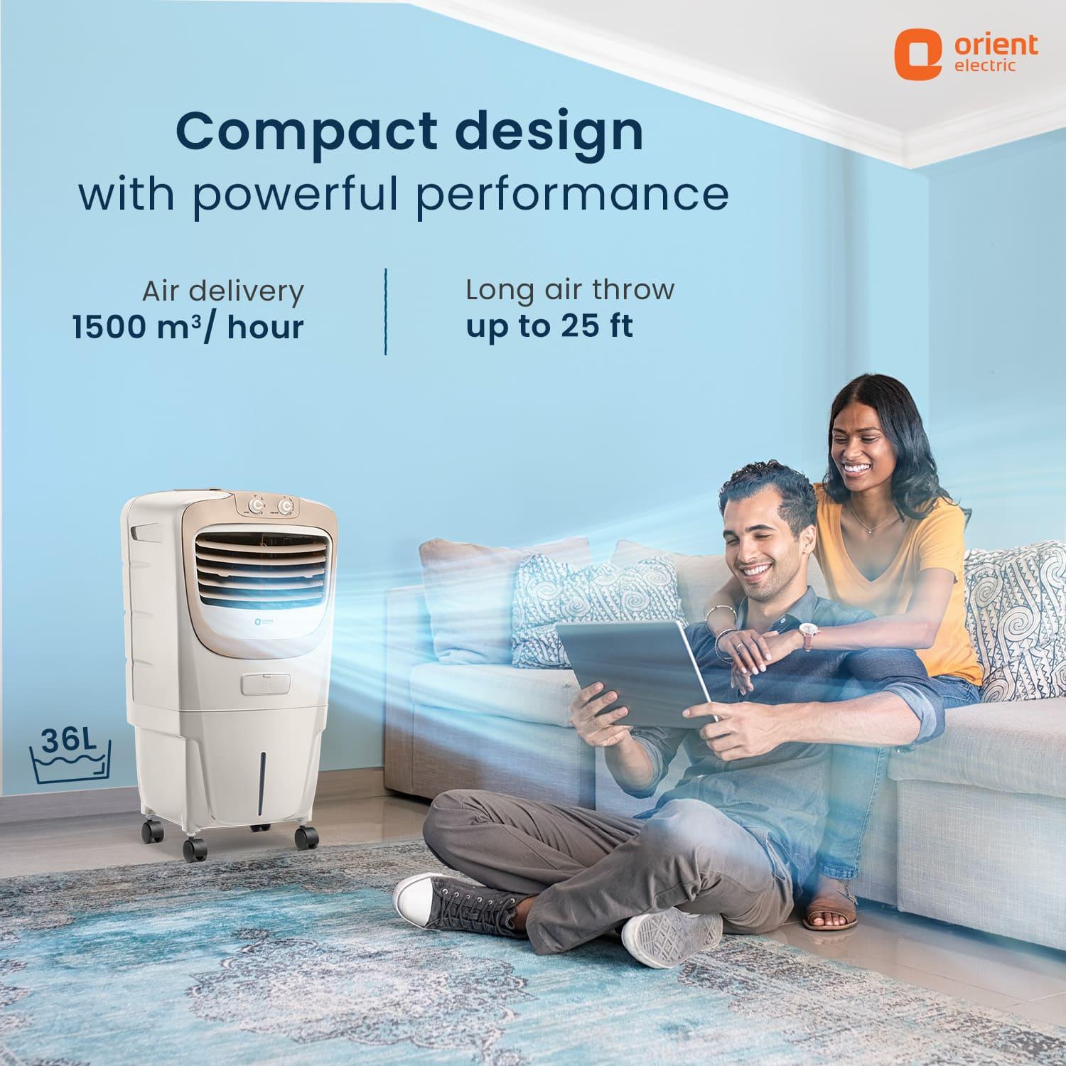 orientelectric Premia Personal Air Cooler – Beige - view 6