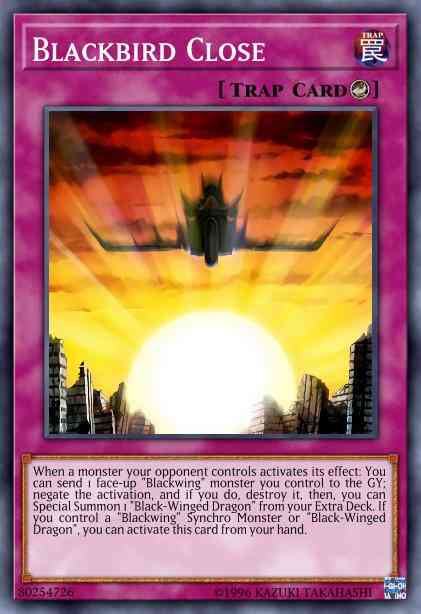 Yu-Gi-Oh! Blackbird Close - LED3-EN027 - Rare - 1st Edition