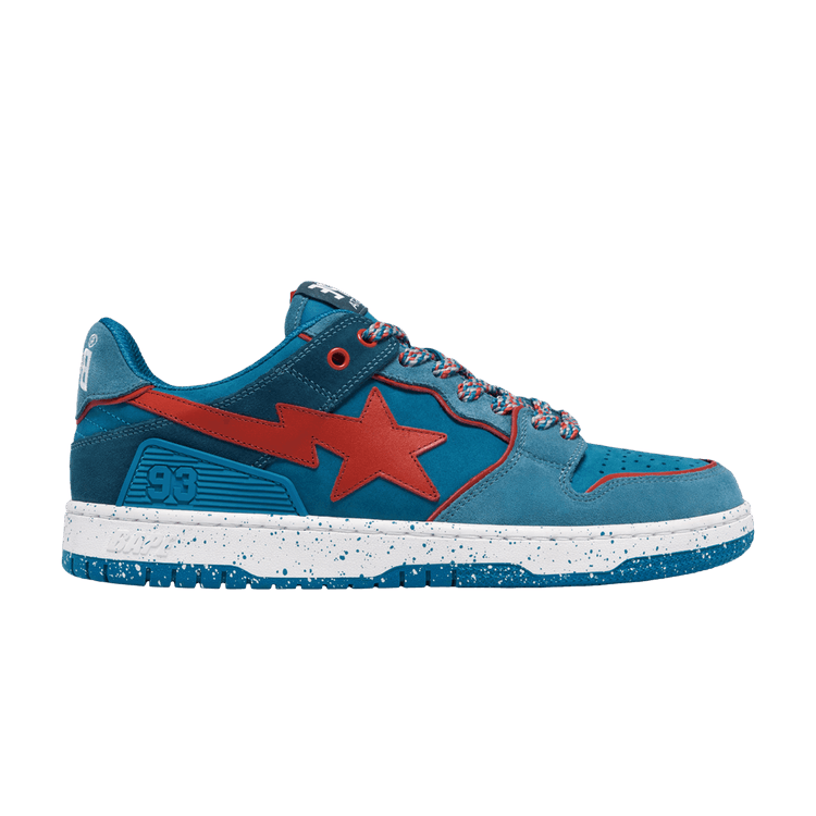 BAPE A Bathing Ape Sk8 Sta #7 M2 Outdoor Pack Blue Red