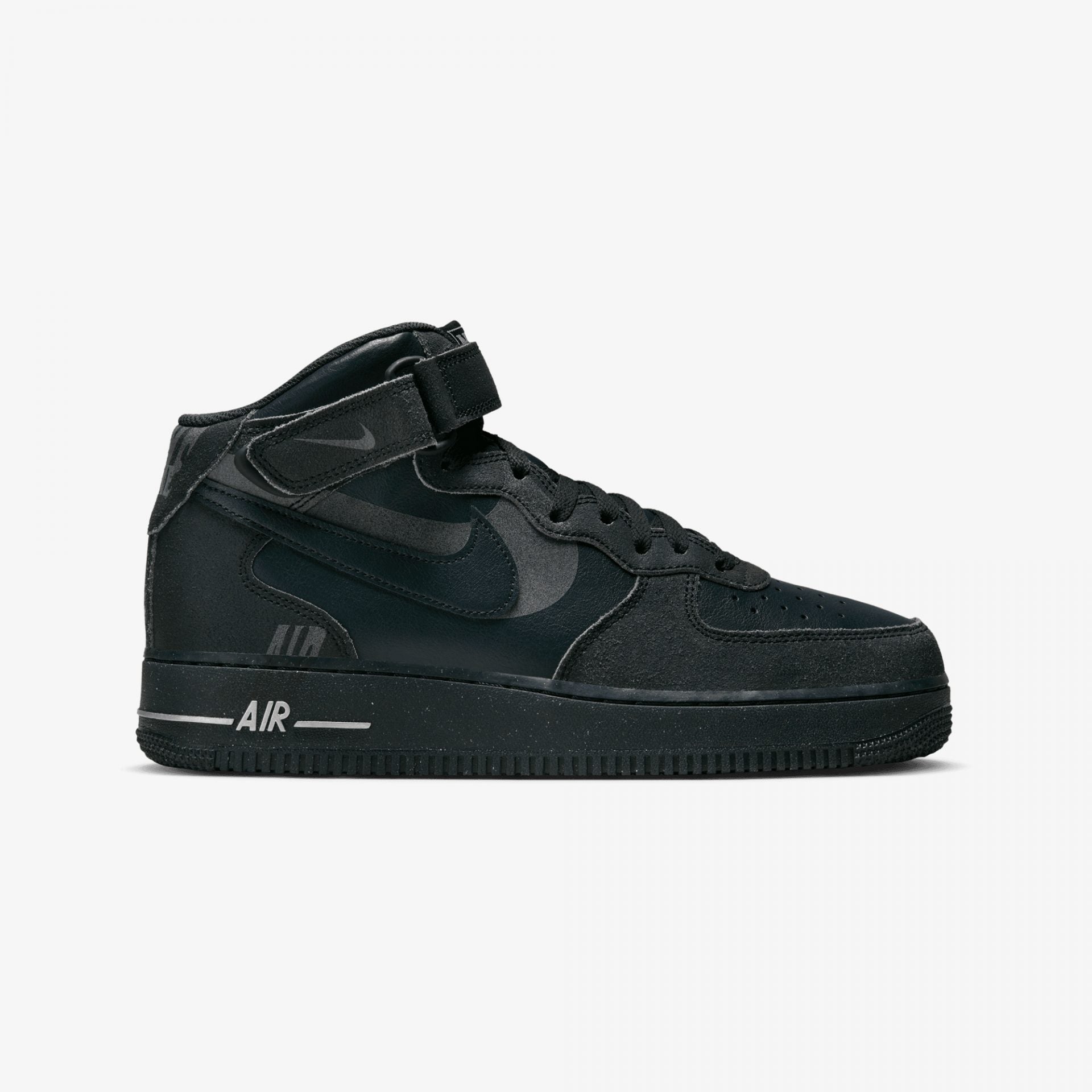 Nike | AIR FORCE 1 MID '07 LX { BLACK - view 2