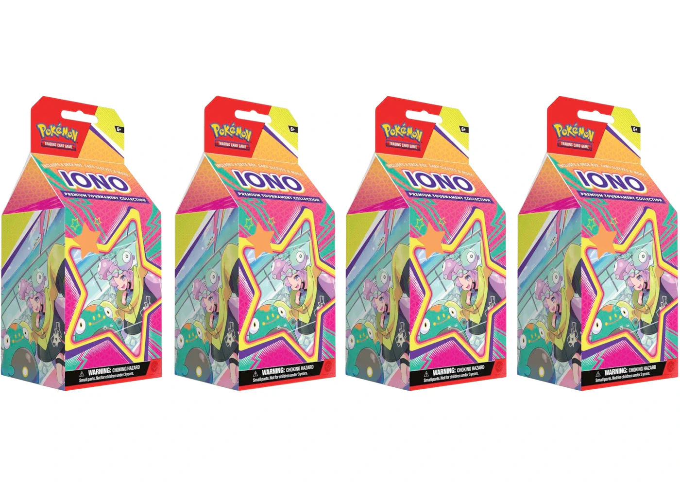 Scarlet violet destined – 2025 Pokémon Scarlet & Violet Destined Rivals Iono Premium Tournament Collection 4x Lot