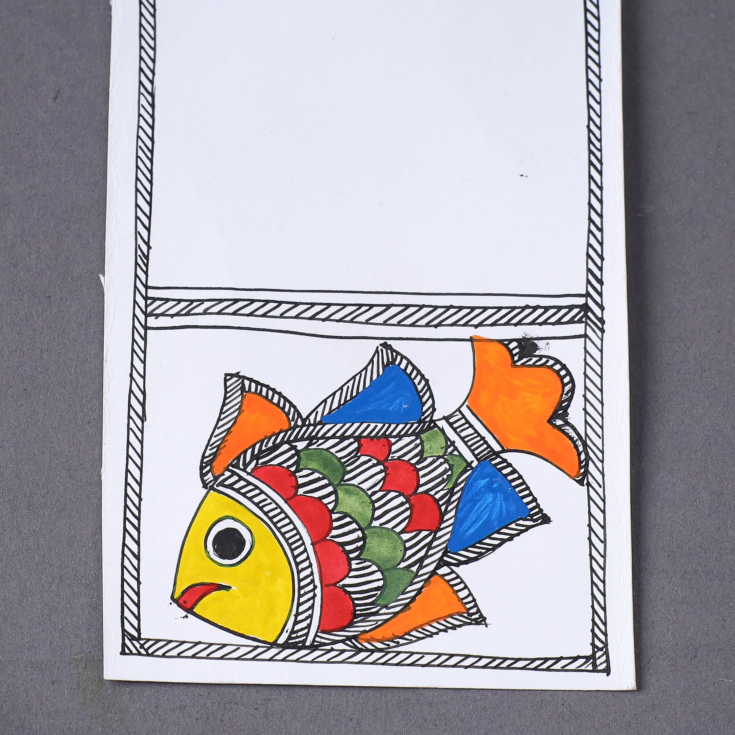 ITOKRI CRAFTS INITIATIVE Assorted - Madhubani Handpainted Post Card (3.5 x 5.5 in) - view 2