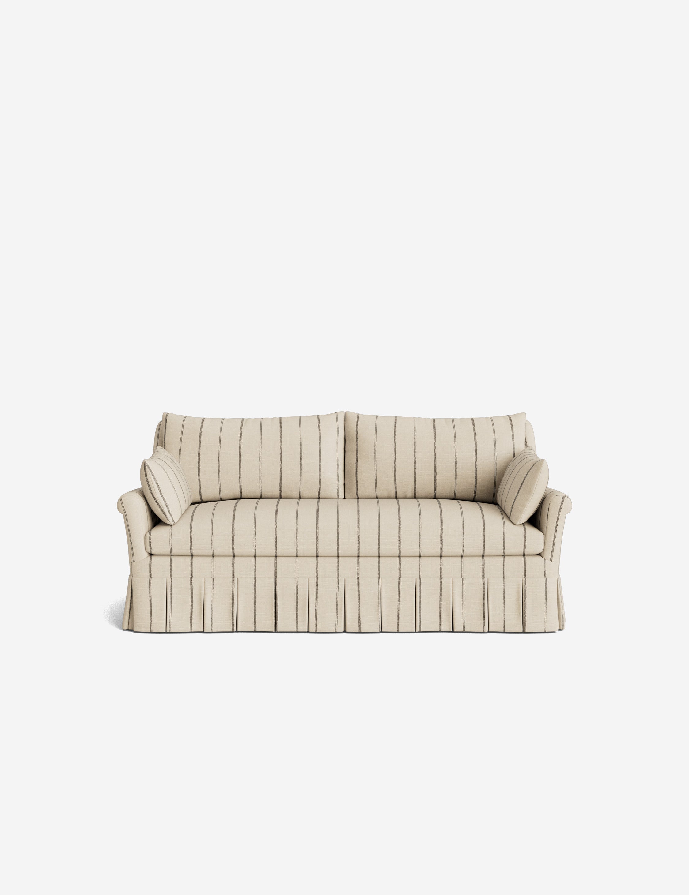 Lulu and Georgia Portola Rolled Arm Pleated Sofa - view 94