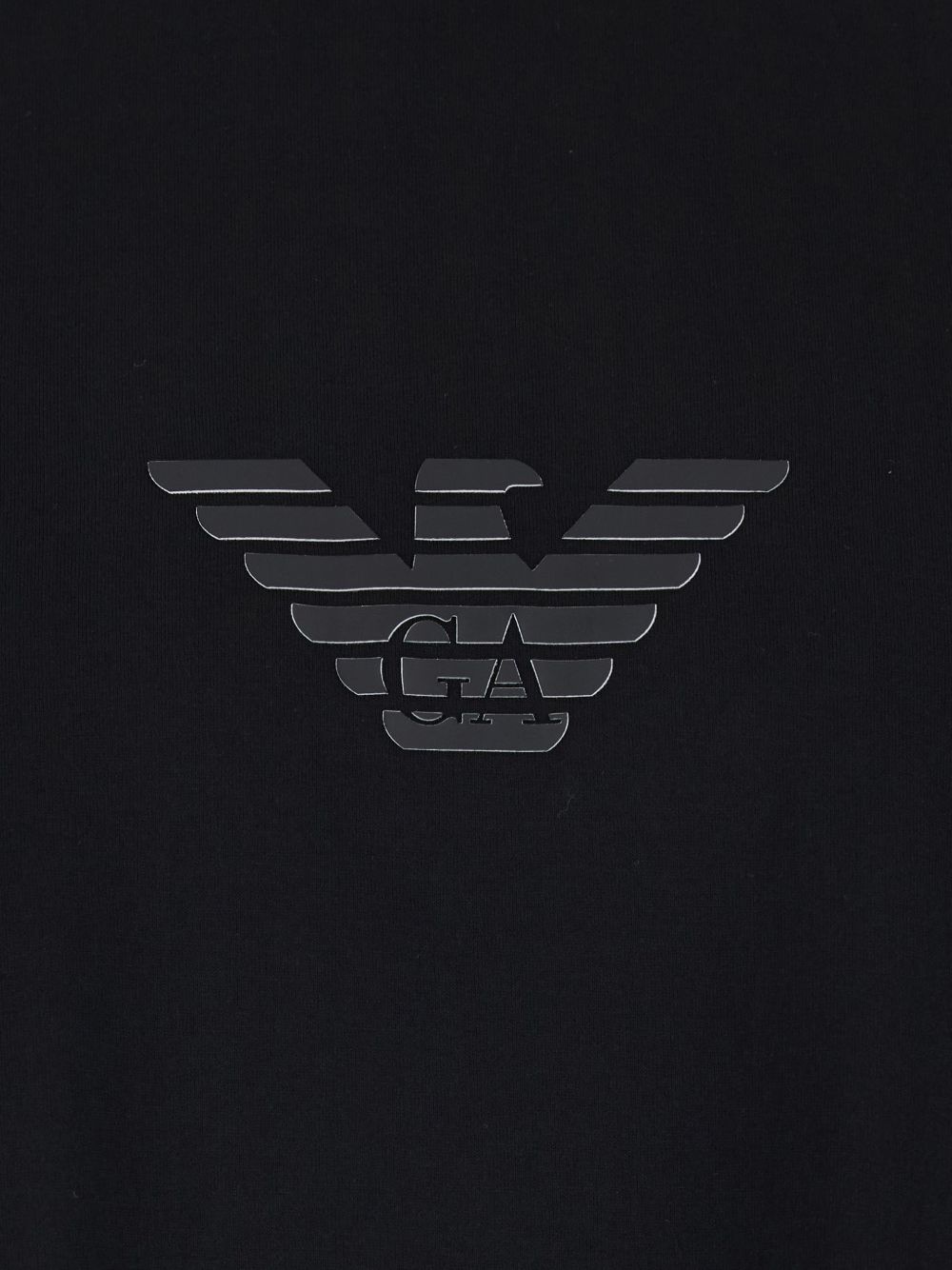 Emporio Armani Logo cotton t-shirt – 100% COTTON - view 2