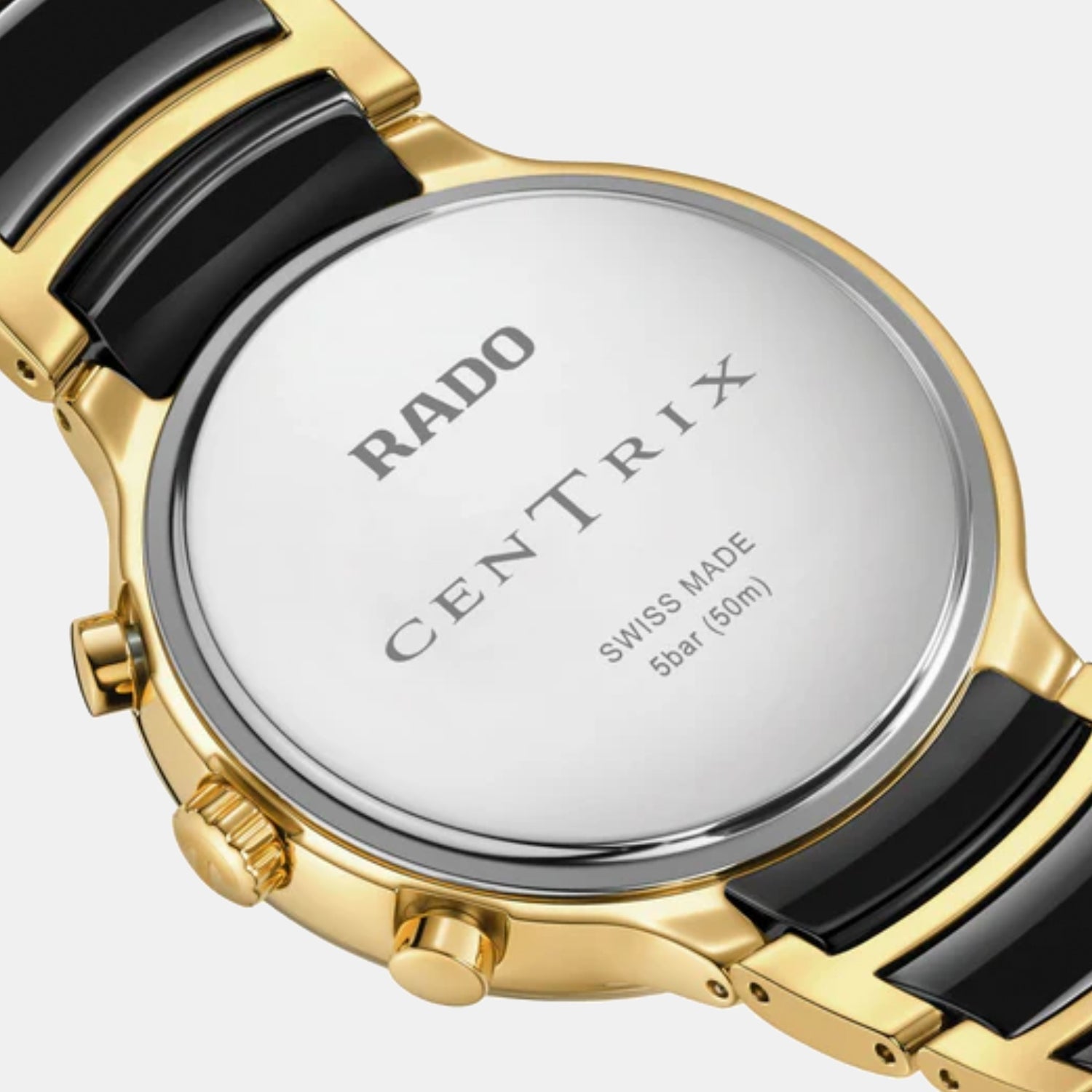 Rado Centrix Unisex Automatic Black Dial Analog Ceramic Watch R30211152 - view 3