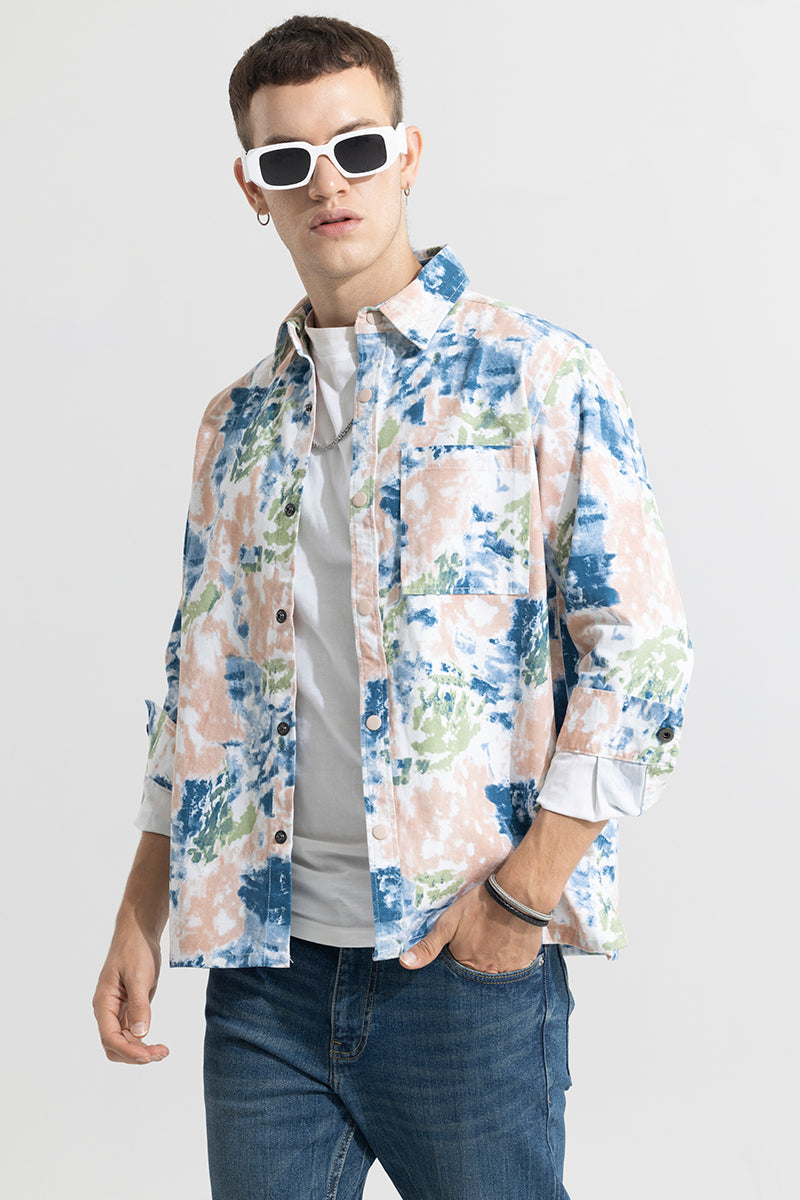 SNITCH Colourbrush Green Jacket