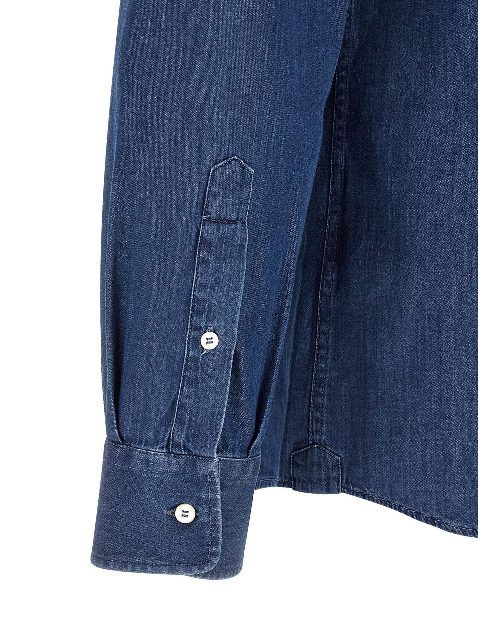 Brunello Cucinelli Denim Shirt – 100% cotton - view 4
