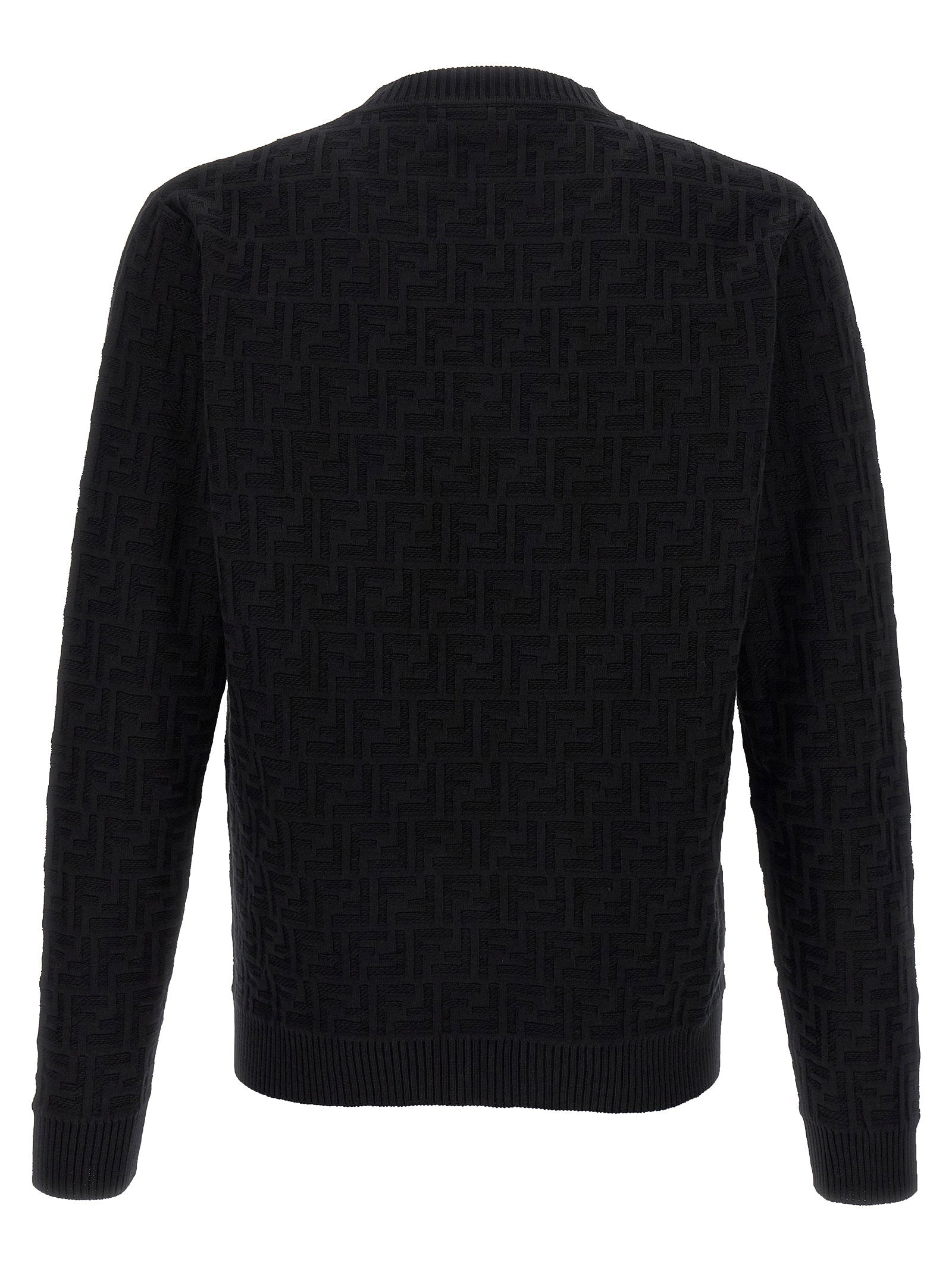 Fendi Ff Jacquard Sweater – 100% cotton - view 2