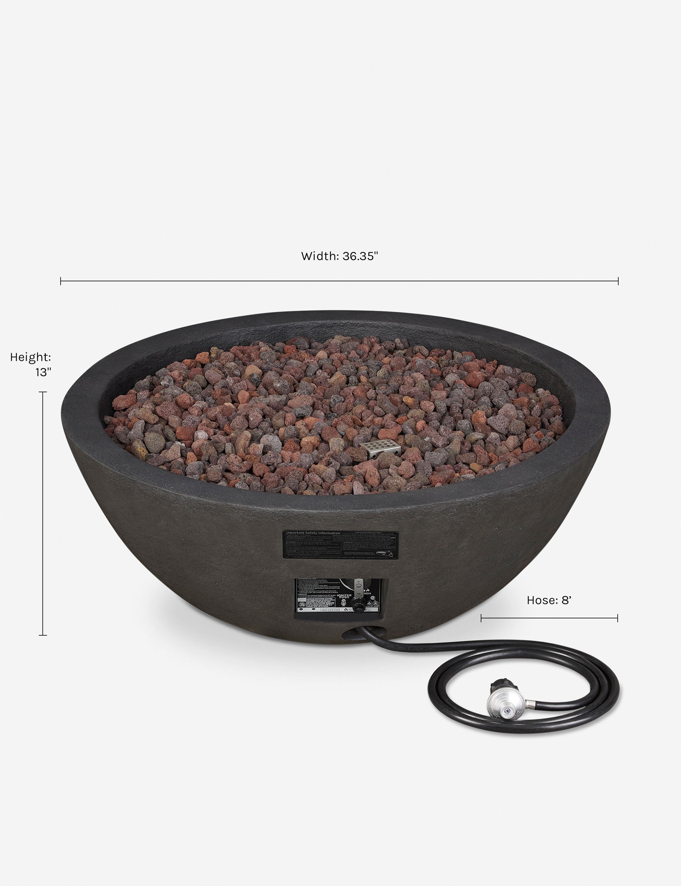 Lulu and Georgia Fernanda Fire Bowl - view 20
