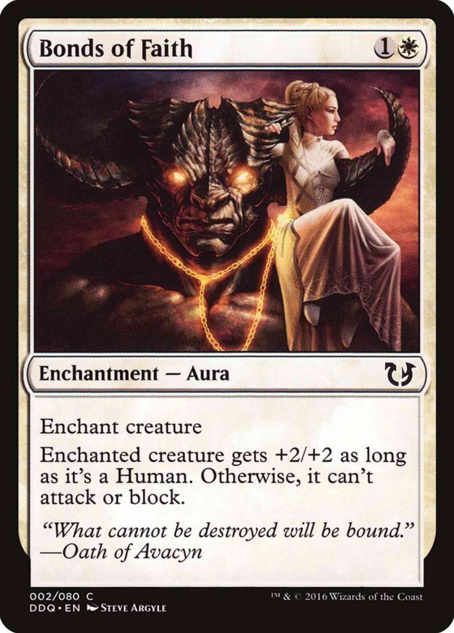 Magic Bonds of Faith [2] [Duel Decks Blessed vs Cursed] [Non-Foil]