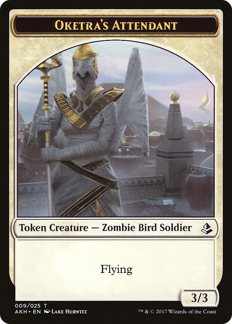 Magic Beast Token (21) // Oketra's Attendant Token (09) [Amonkhet Tokens] [Non-Foil] - view 2