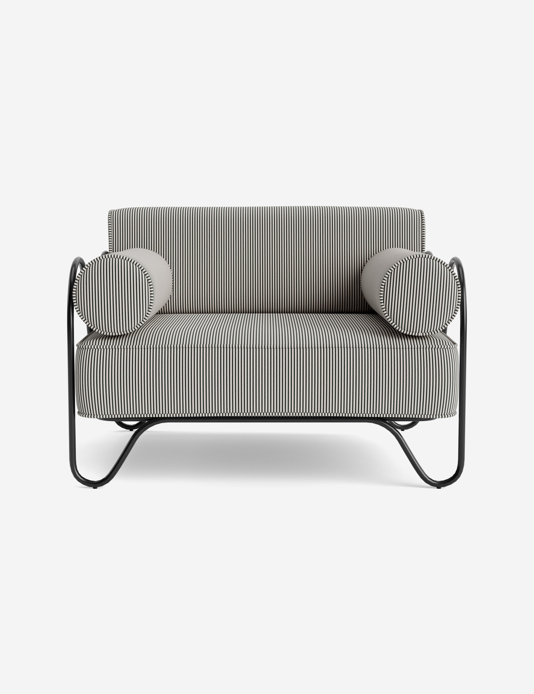 Lulu and Georgia Peggy Outdoor Accent Chair Cushion by Sarah Sherman Samuel - view 13