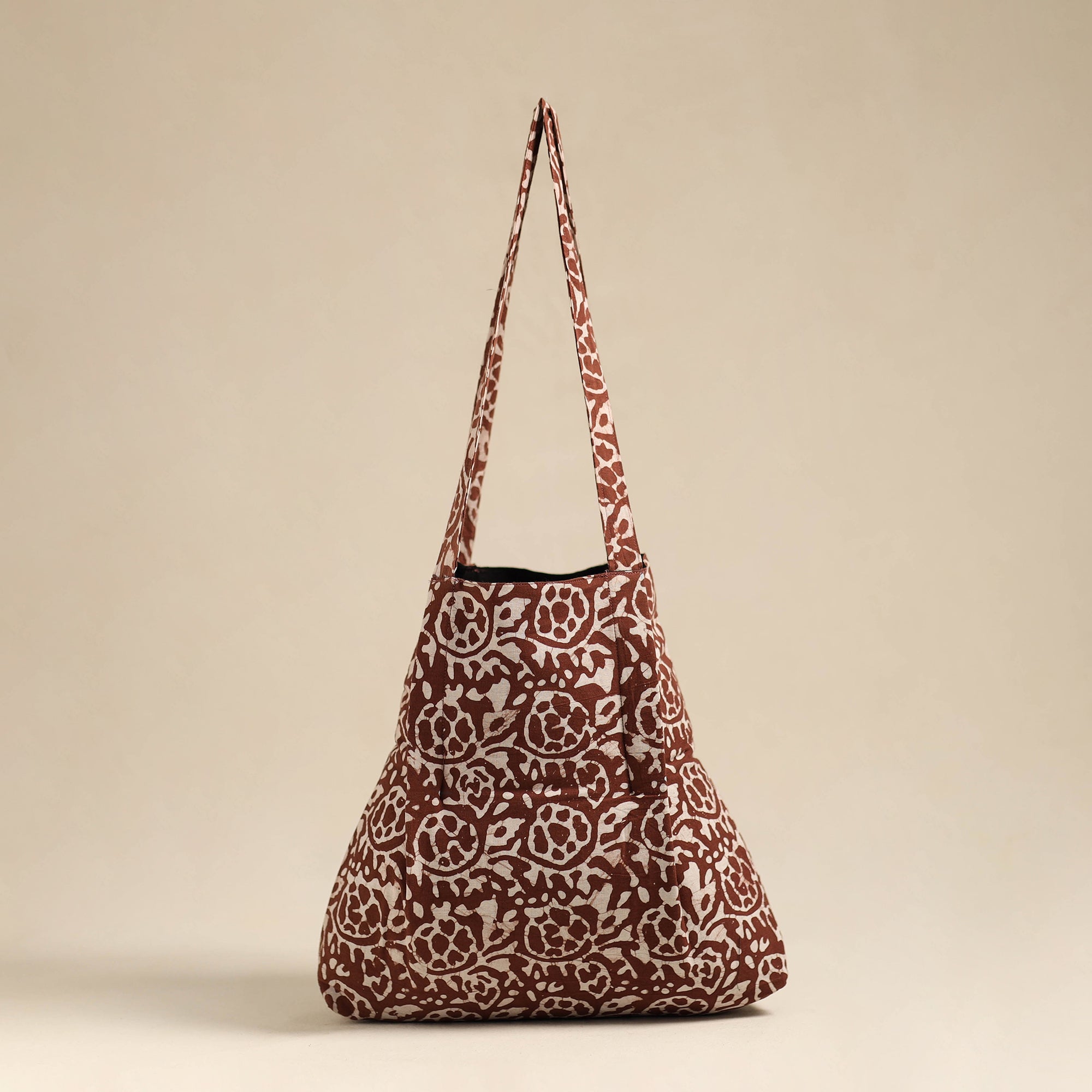 NOORI BAZAR Brown - Handcrafted Cotton Jhola Bag 18