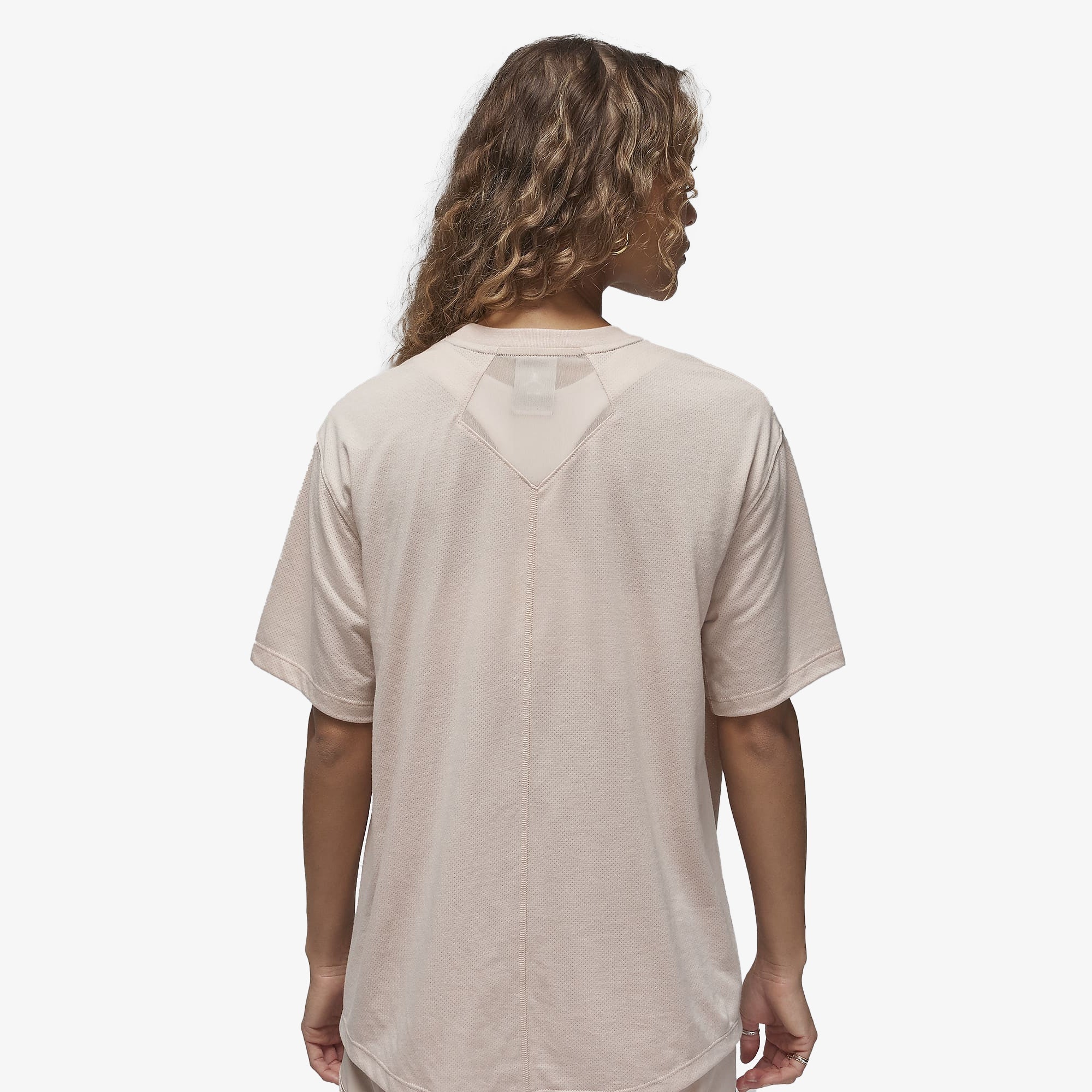 Jordan | DIAMOND SHORT-SLEEVE TOP { PARTICLE BEIGE - view 2