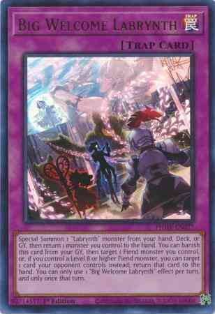 Yu-Gi-Oh! Big Welcome Labrynth - PHHY-EN077 - Ultra Rare - 1st Edition