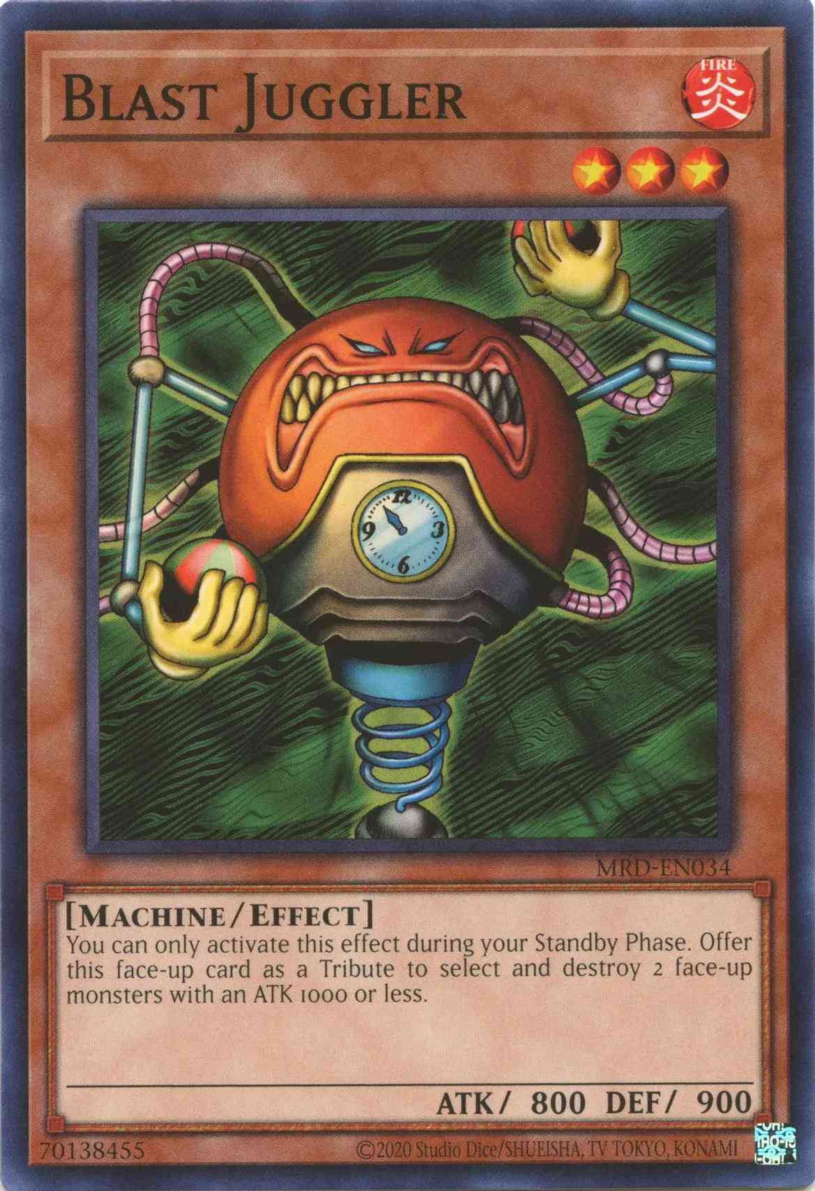 Yu-Gi-Oh! Blast Juggler - 25th Anniversary - MRD-EN034 - Common - Unlimited