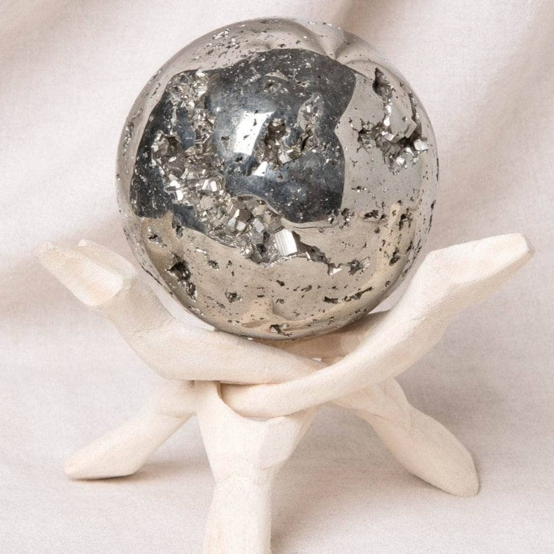 Tiny Rituals Natural Pyrite Sphere - AAA Premium Quality - view 13