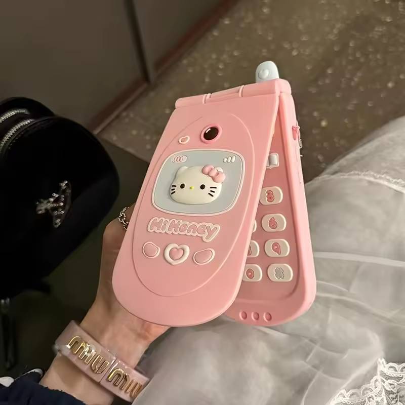Peeperly Cute Melody Kitty Cat Flip Mirror Case - view 3