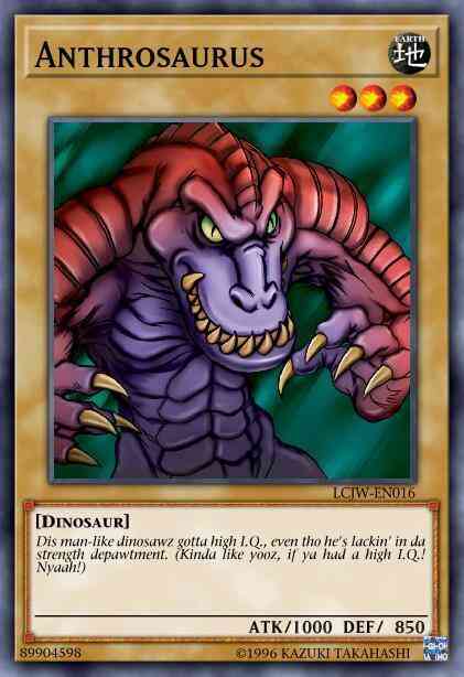Yu-Gi-Oh! Anthrosaurus - LCJW-EN016 - Common - 1st Edition