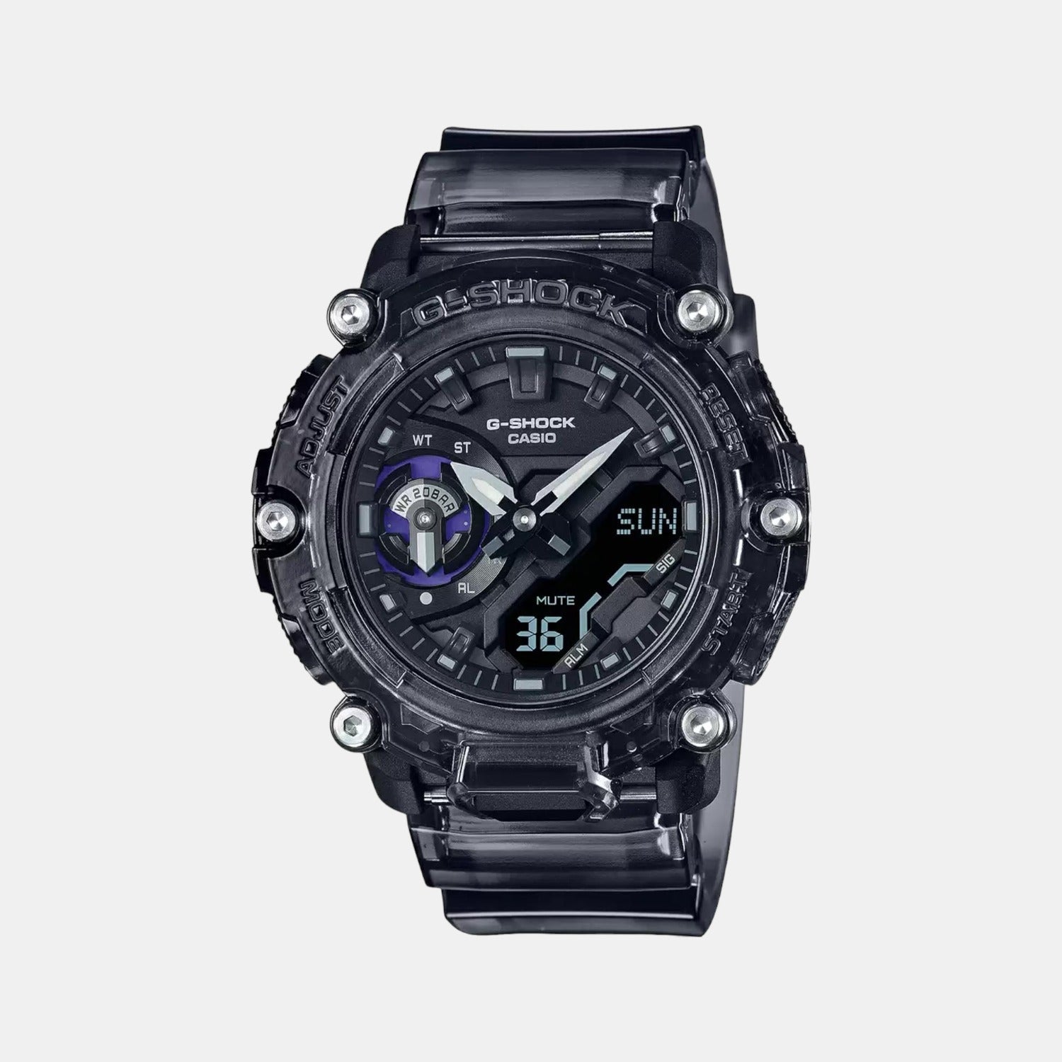 Casio G-Shock Men Quartz Black Dial Analog-Digital Resin Watch G1218