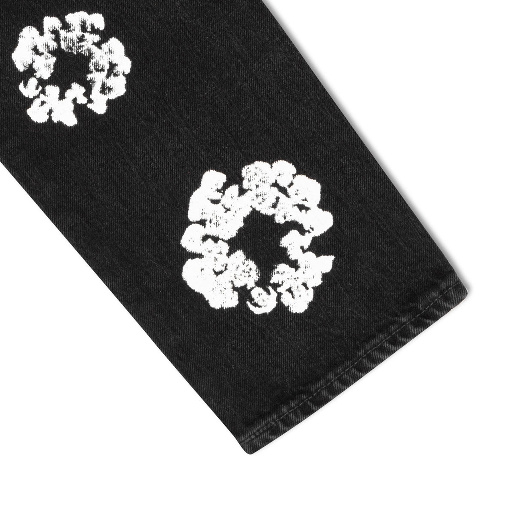 Denim Tears x Levi's Cotton Wreath Jeans Black - view 4