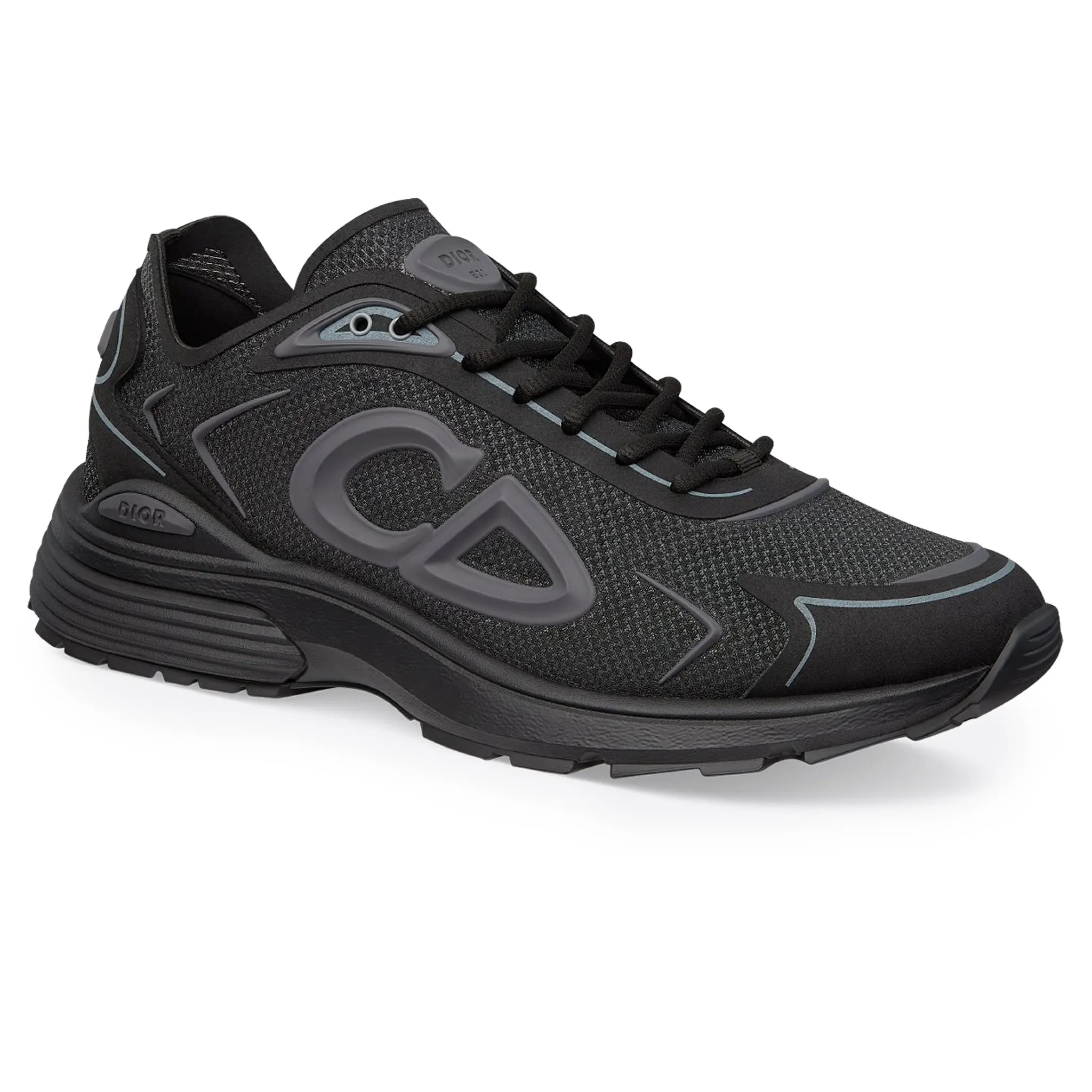 Dior B30 Countdown Nylon Tech Black Trainer - view 2