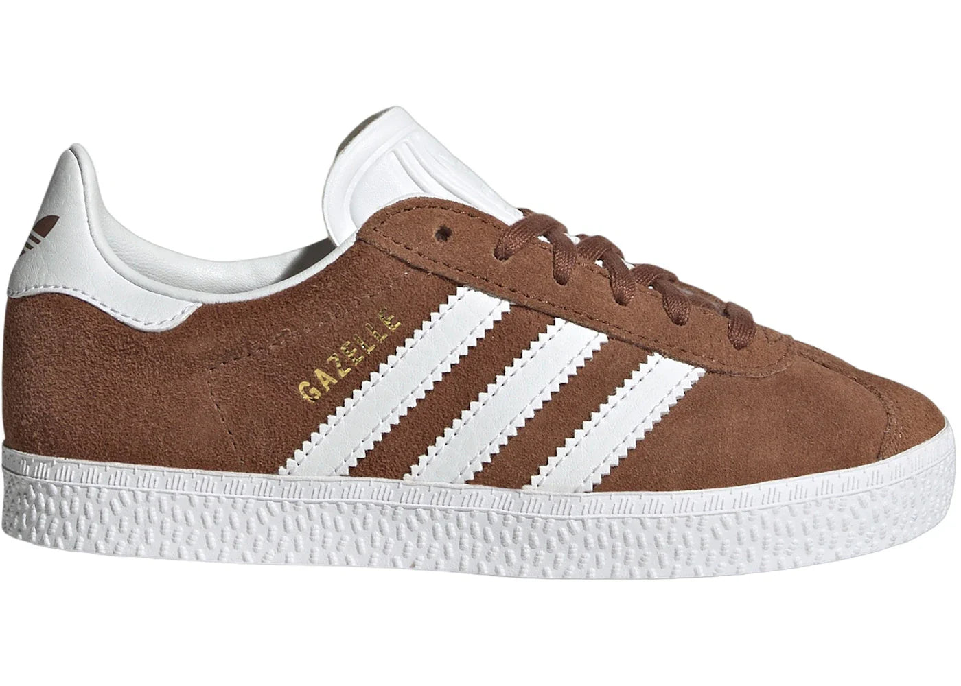 Adidas Gazelle Preloved Brown Cloud White Gold Metallic (Ps)
