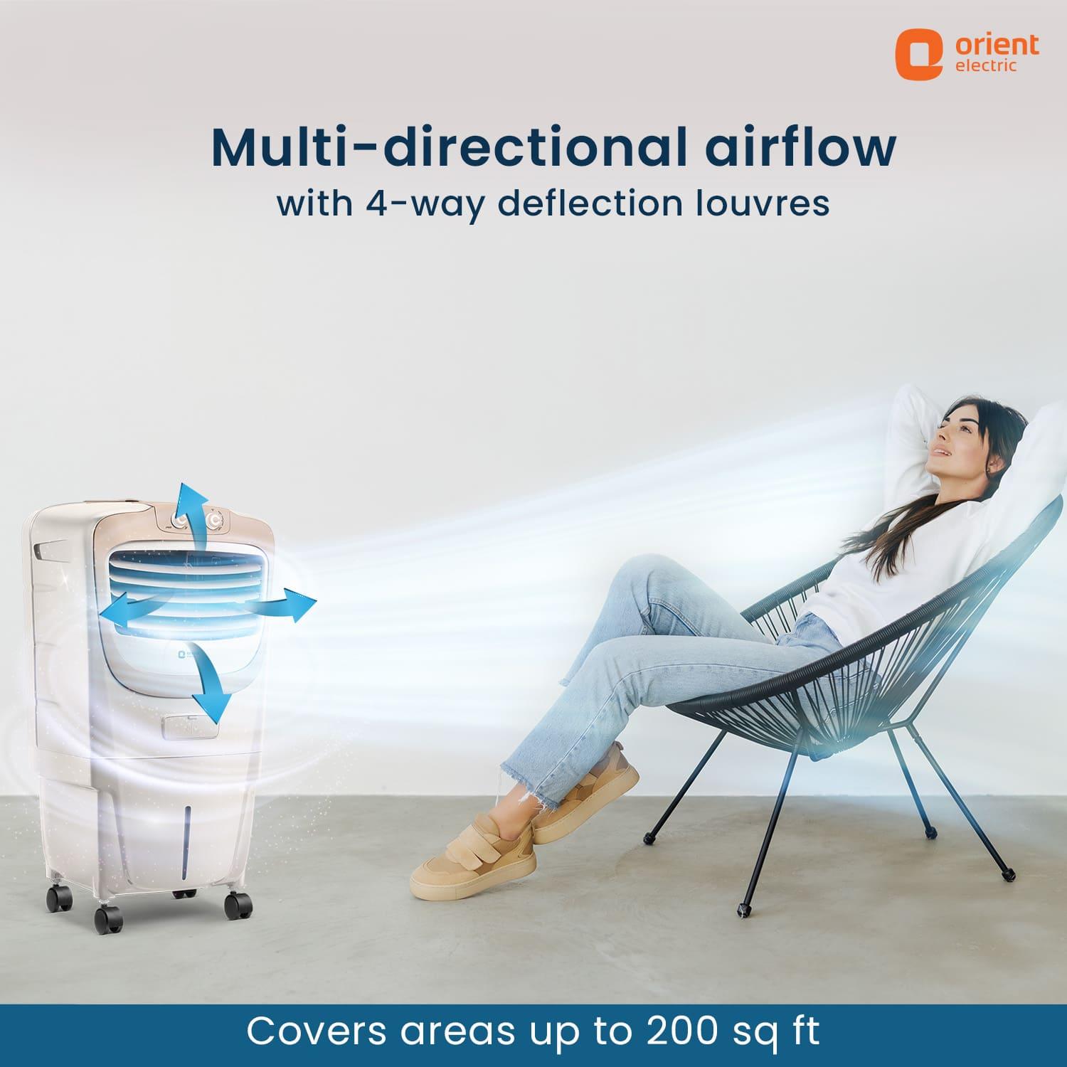 orientelectric Premia Personal Air Cooler – Beige - view 10