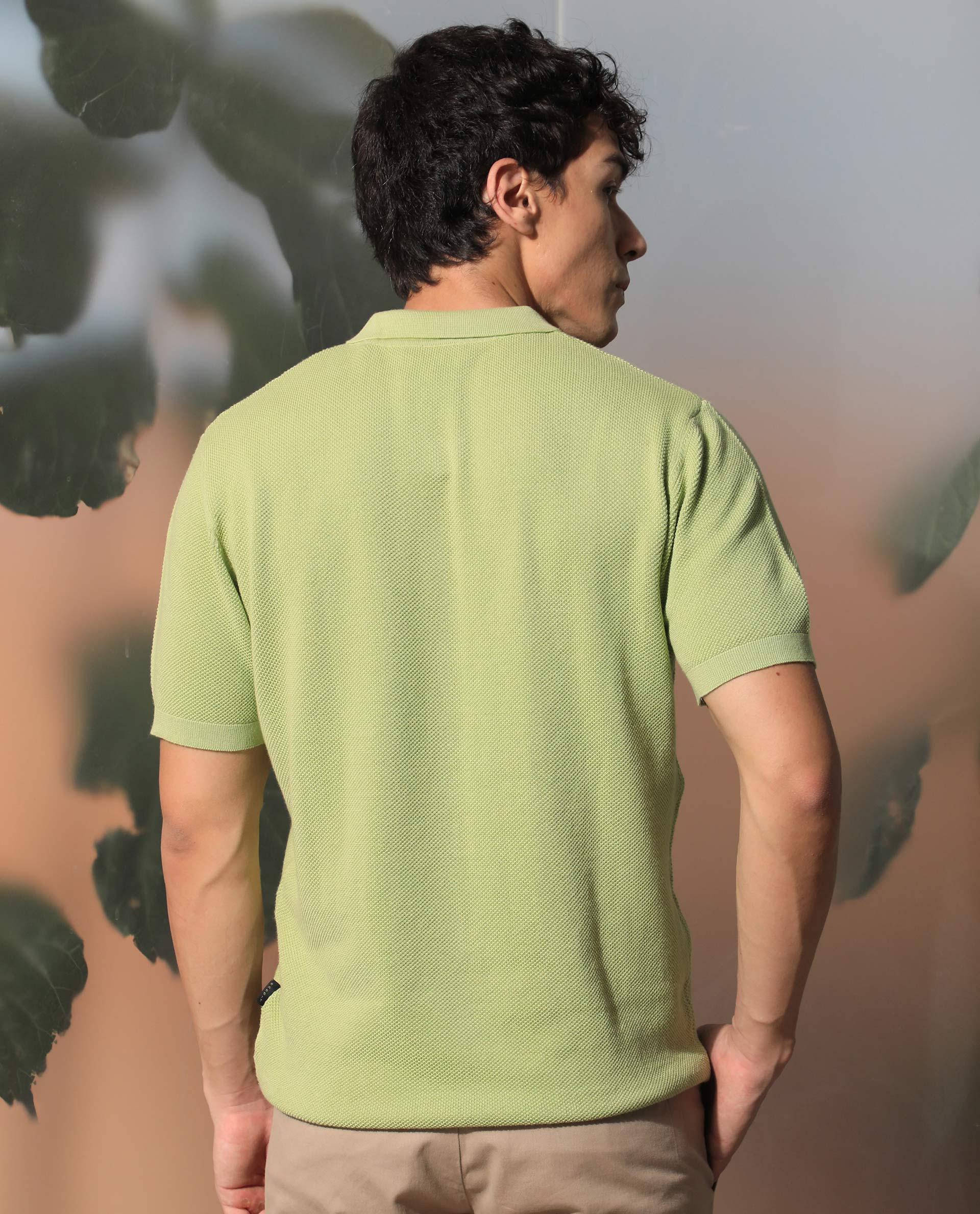 Rare Rabbit Men'S Alias Ss Light Green Shirt Cotton Fabric Collared Neck Short Sleeves Solid Print - view 11