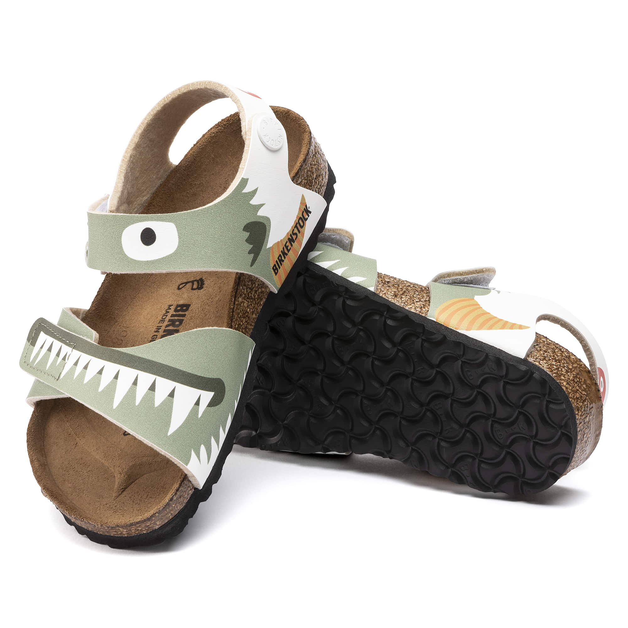 Birkenstock Palu Kids Birko-Flor – Green Green/Monster Green