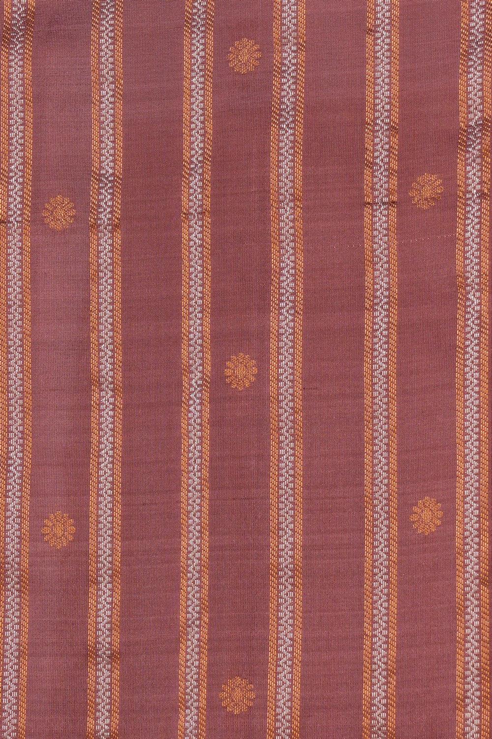 Kalanjali Gadwal Silk Moss Pink Saree – Women's - view 2
