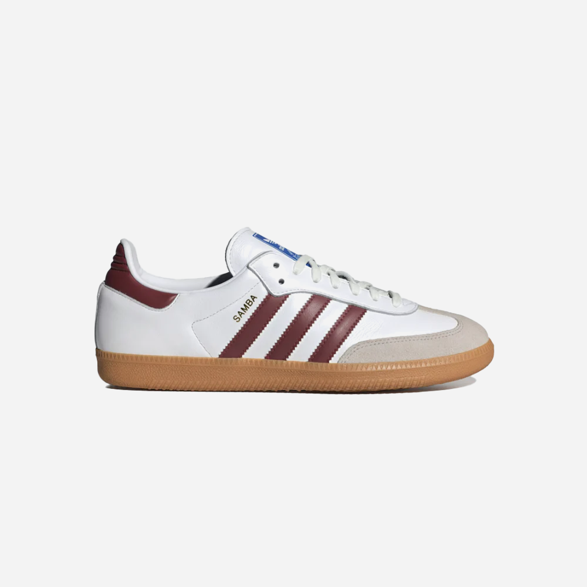 Adidas Samba OG Cloud White Collegiate Burgundy Gum