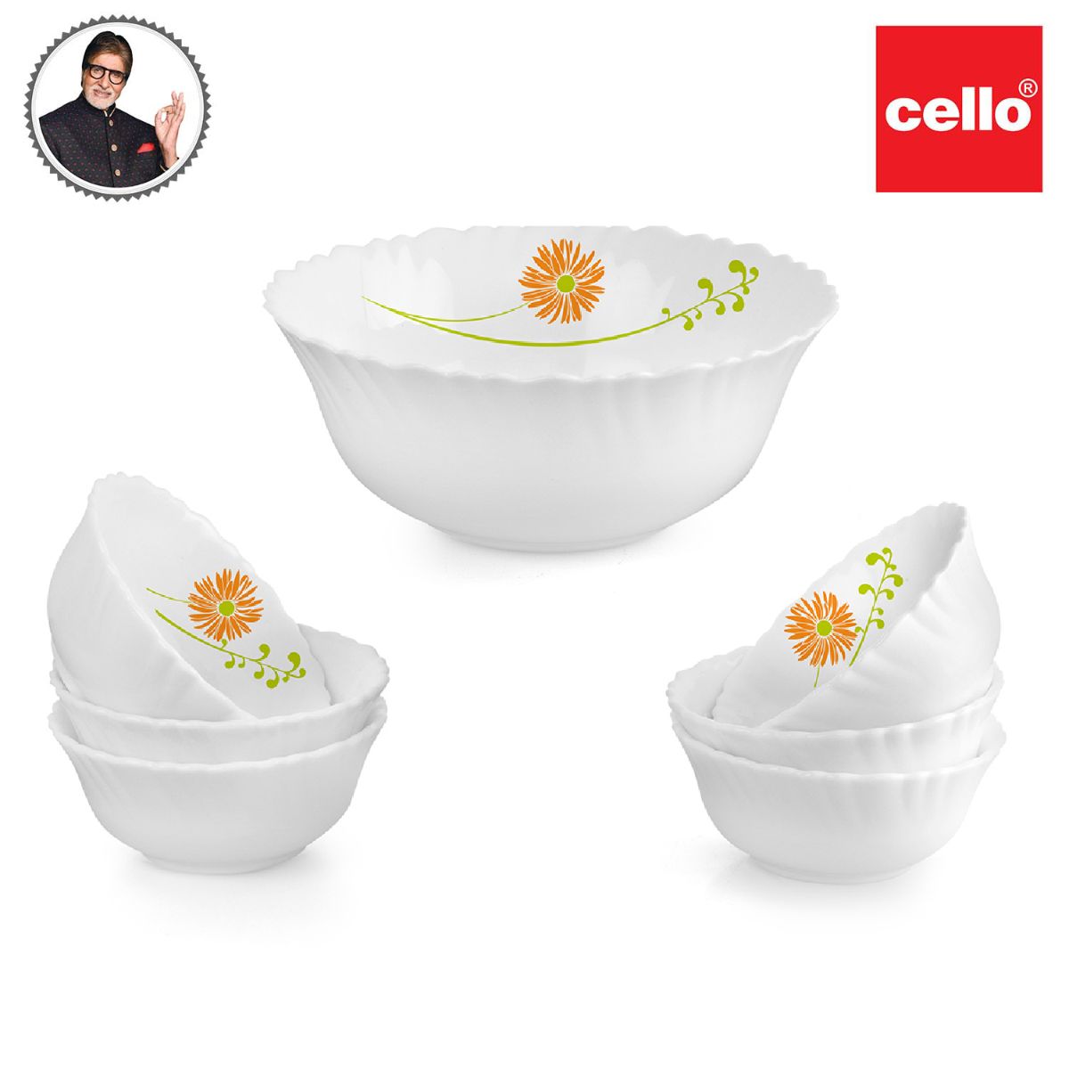 Cello Dazzle Series Pudding Gift Set, 7 Pieces - view 76