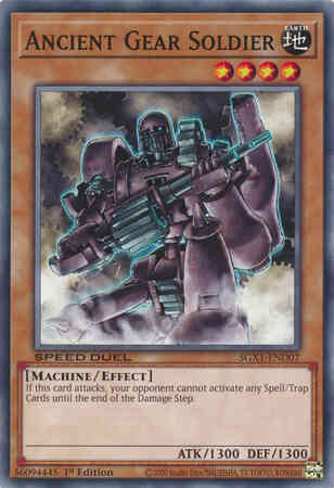 Yu-Gi-Oh! Ancient Gear Soldier - SGX1-END07 - Common - 1st Edition