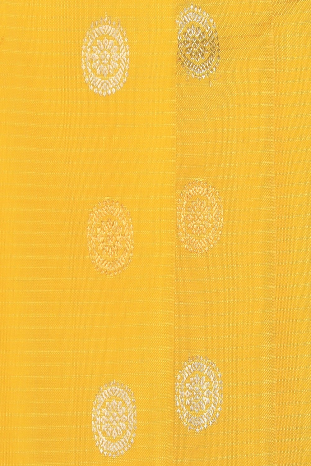 Kalanjali Gadwal Silk Yellow Saree – Women's - view 2