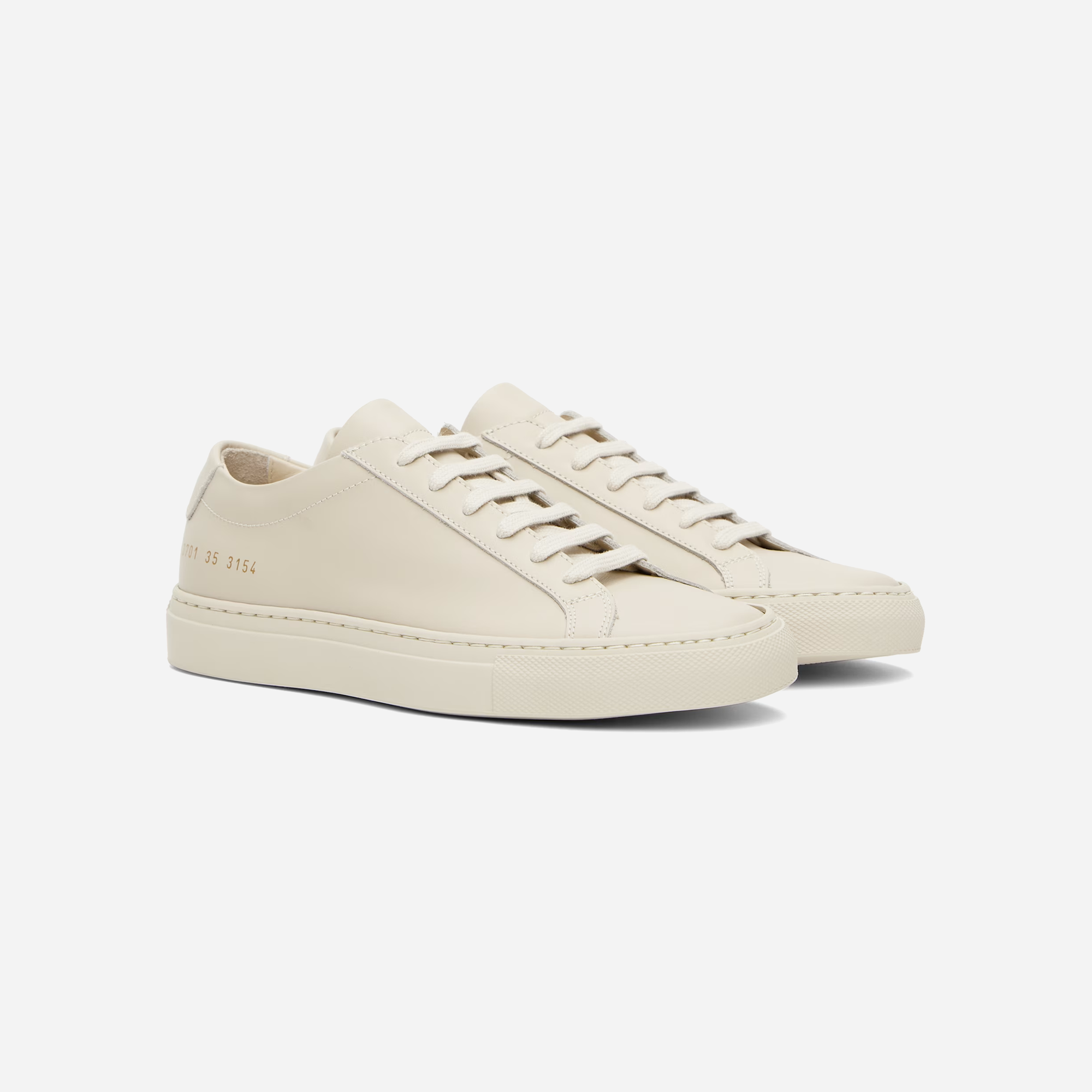 Common Projects Mens Achilles Low Beige Shoes - view 2