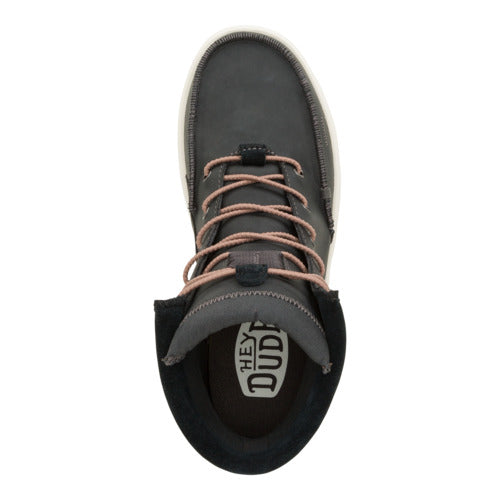 HEYDUDE shoes Bradley Nubuck Boot - Black Oyster - view 6