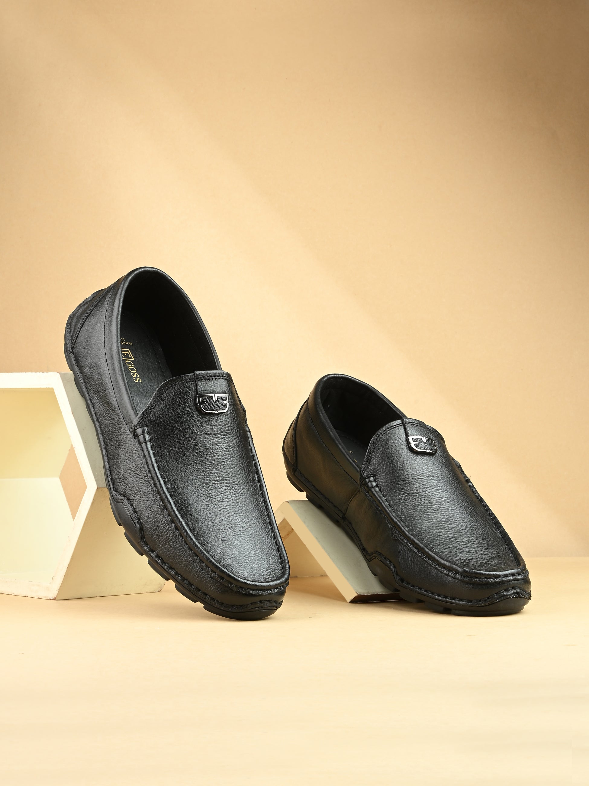 Egoss Shoes Egoss Casual Leather Loafers For Men - view 13